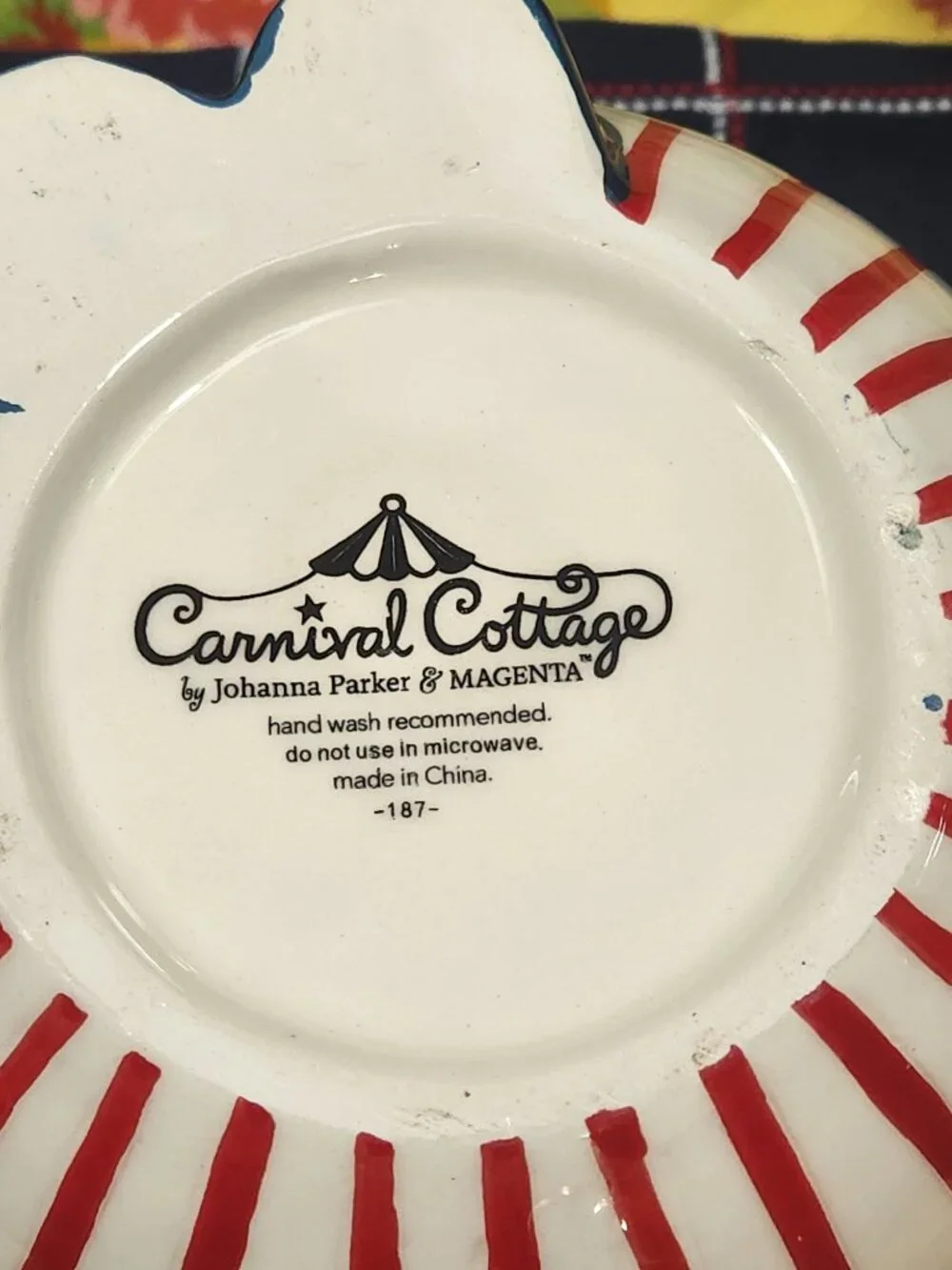 Johanna Parker & Magenta Carnival Cottage Patriotic Uncle Sam Ceramic Cookie Jar